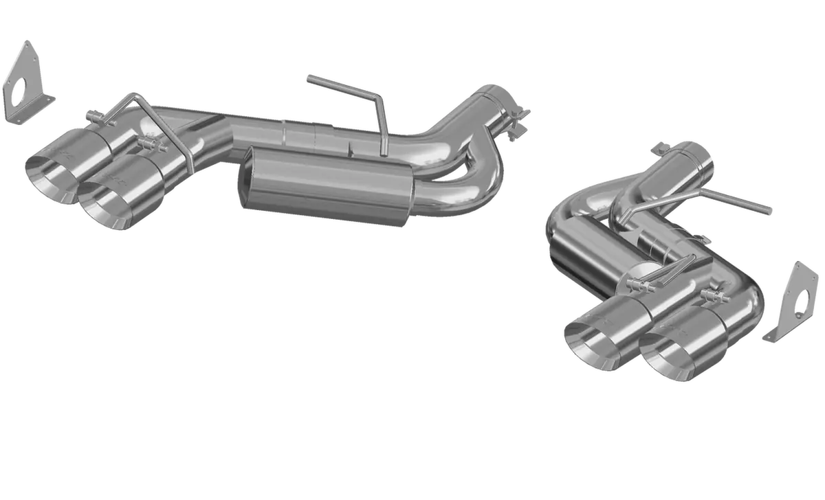 Mbrp: 2017-21 Chevy Camaro Zl1  -- 3" Dual Axle Back, Quad Tips, T409 1