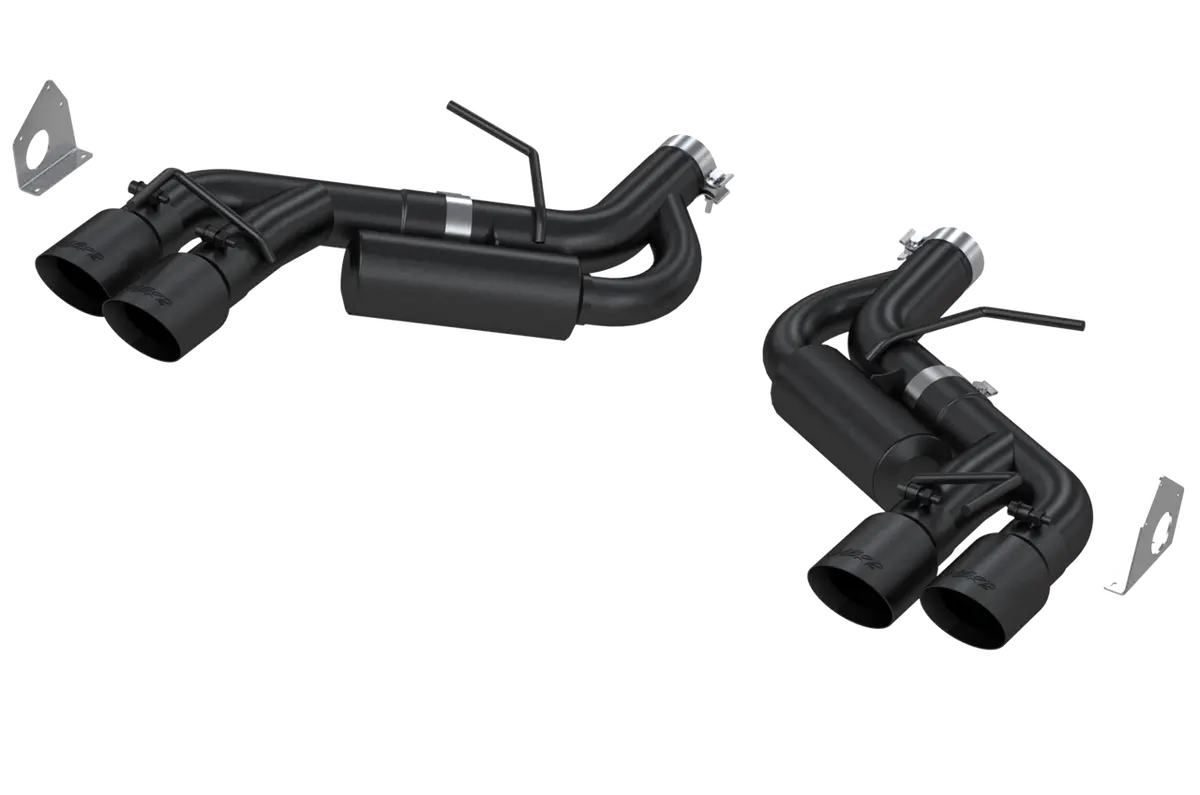 Mbrp: 2017-21 Chevy Camaro Zl1 -- 3" Dual Axle Back, Quad Tips, Black Coated 1