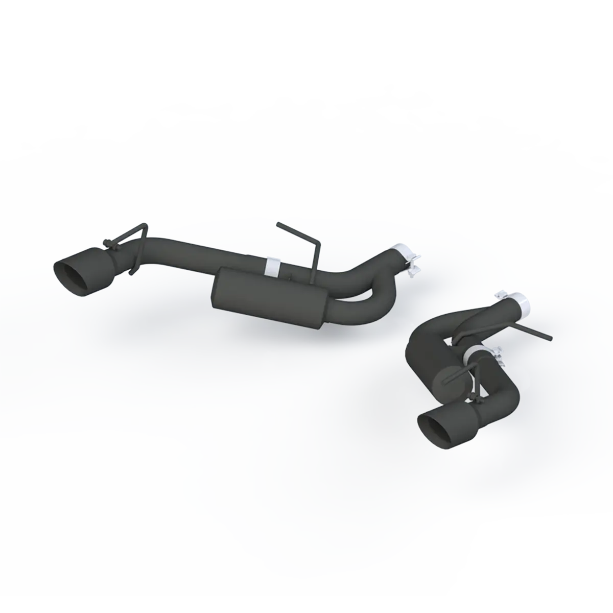 Mbrp: 2016-21 Chevy Camaro V6 3.6L / 2.0T -- 2.5" Axle Back, Non Npp, Black Coated 1