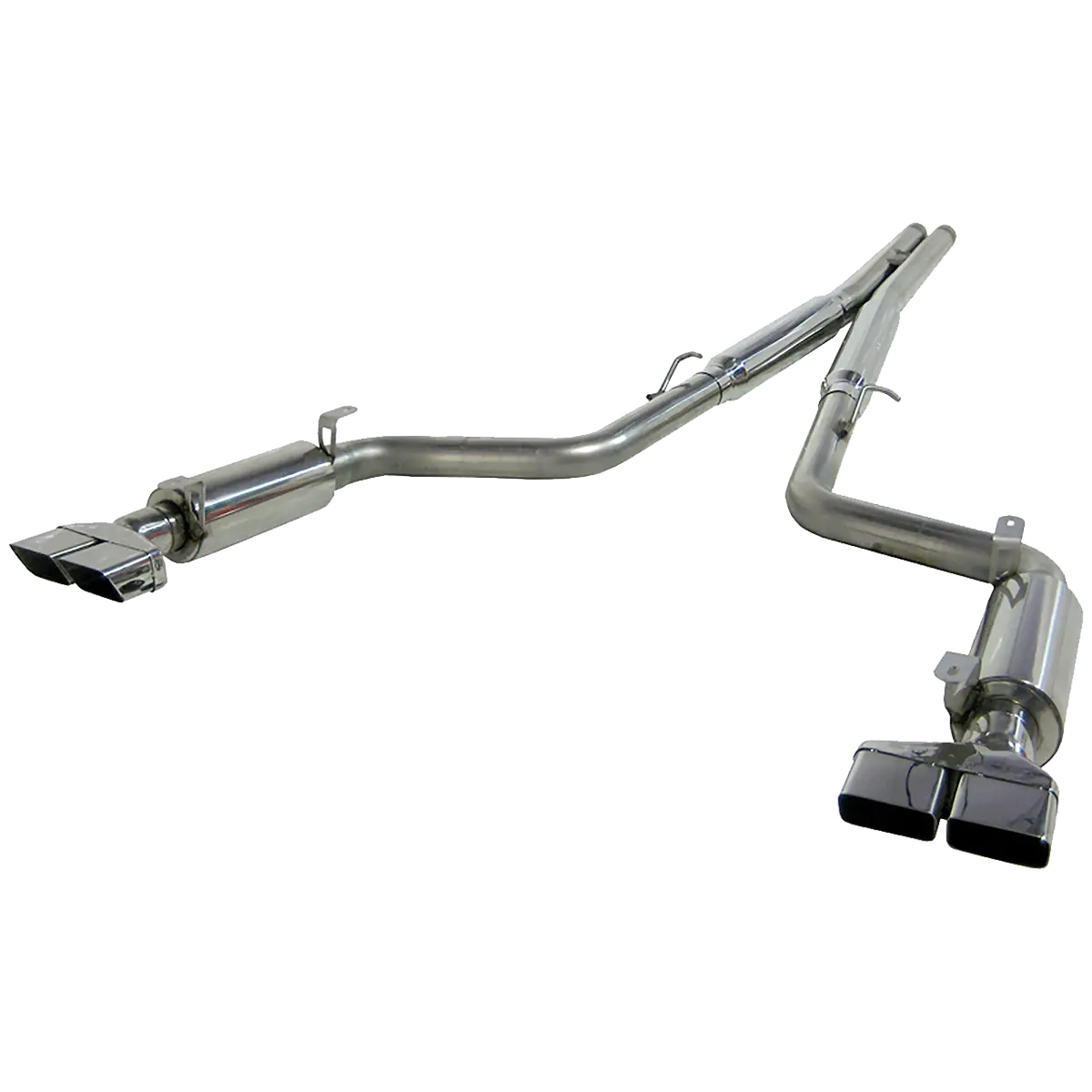 Mbrp: 2008-14 Dodge Challenger Srt8 -- 3" Cat Back (Race Version), Dual Split Rear, T409 1