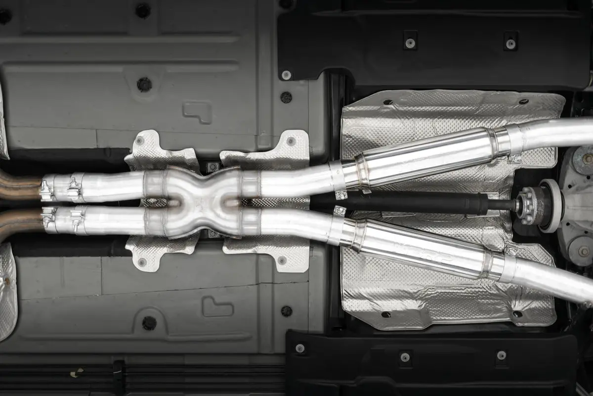 Mbrp: 2015-21 Dodge Challenger 6.2L, 6.4L Hemi -- 3" Dual Cat Back Quad Tips (Street) Aluminized Steel 2