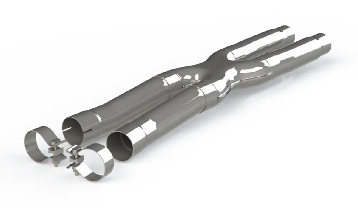 Mbrp: 2015-21 Ford Mustang Gt 5.0L -- 2.5" Resonator Delete X-Pipe, T409 1