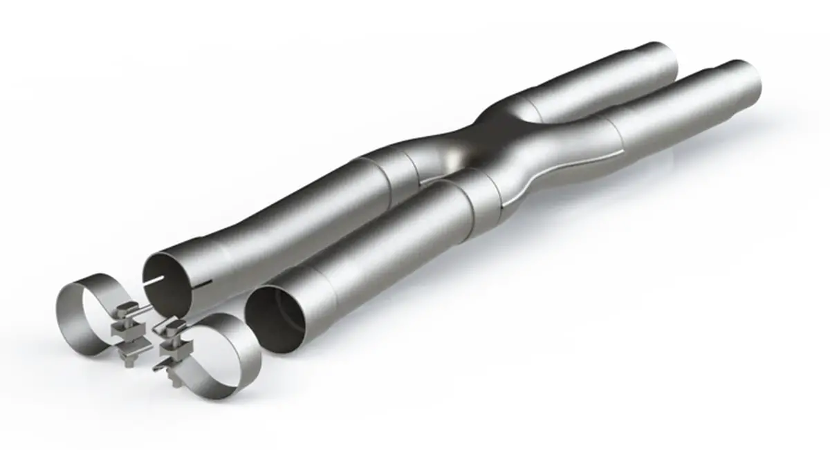 Mbrp: 2015-21 Ford Mustang Gt 5.0L -- 2.5" Resonator Delete X-Pipe, Al 1
