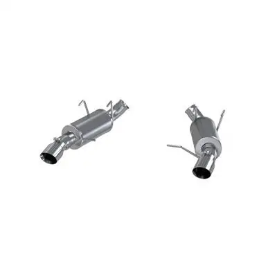 Mbrp: 2011-14 Ford Mustang Gt 5.0L -- 3" Aluminized Steel Dual Muffler Axle Back Split Rear Exhaust System 1