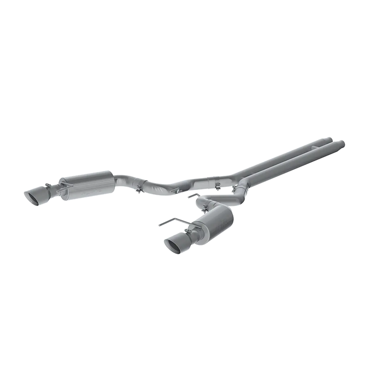 Mbrp: 2015-17 Ford Mustang Gt 5.0 (Convertible) -- 3" Cat Back, Dual Split Rear, Street Version, 4.5" Tips, T409 1