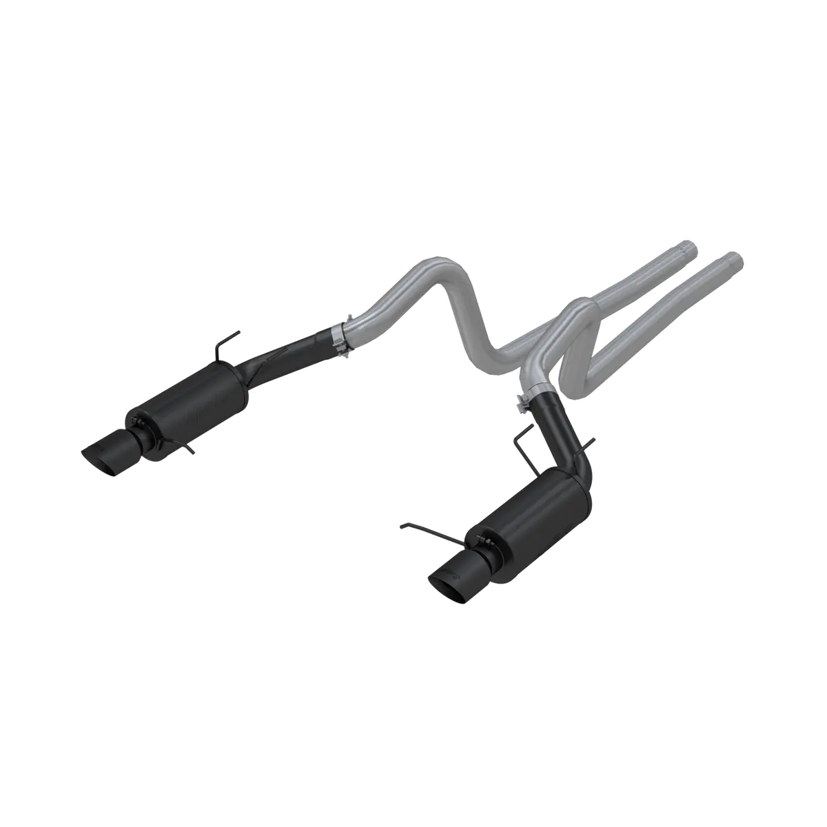 Mbrp: 2011-14 Ford Mustang Gt 5.0L, 2011-12 Shelby Gt500 -- 3" Cat Back, Dual Split Rear, Street Version, 4" Tips, Black 1