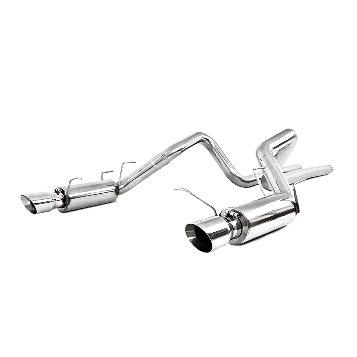 Mbrp: 2011-12 Ford Shelby Gt 500 -- 3" Cat Back, Dual Split Rear, Race Version, T304 1