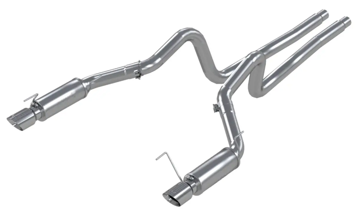 Mbrp: 2005-09 Ford Mustang Gt 4.6L, 2007-10 Shelby Gt500 -- 3" Cat Back, Dual Split Rear, Race Version, T409 1