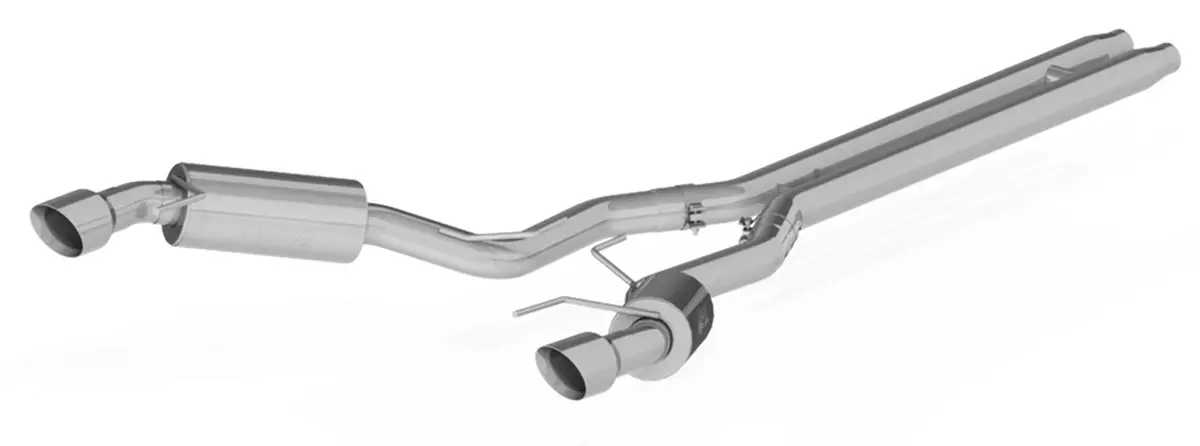 Mbrp: 2015-17 Ford Mustang Gt 5.0 (Coupe Only) -- 3" Cat Back, Dual Split Rear, Street Version, 4.5" Tips Aluminized Steel 1