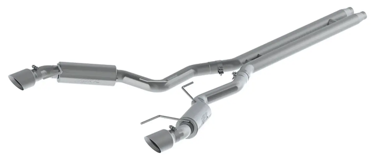 Mbrp: 2015-17 Mustang Gt 5.0 (Coupe Only) -- 3" Cat Back, Dual Split Rear, Race Version, 4.5" Tips Aluminized Steel 1