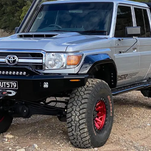 Toyota Landcruiser 70 Series Ambush Sheet Metal Hoop Bullbar 1