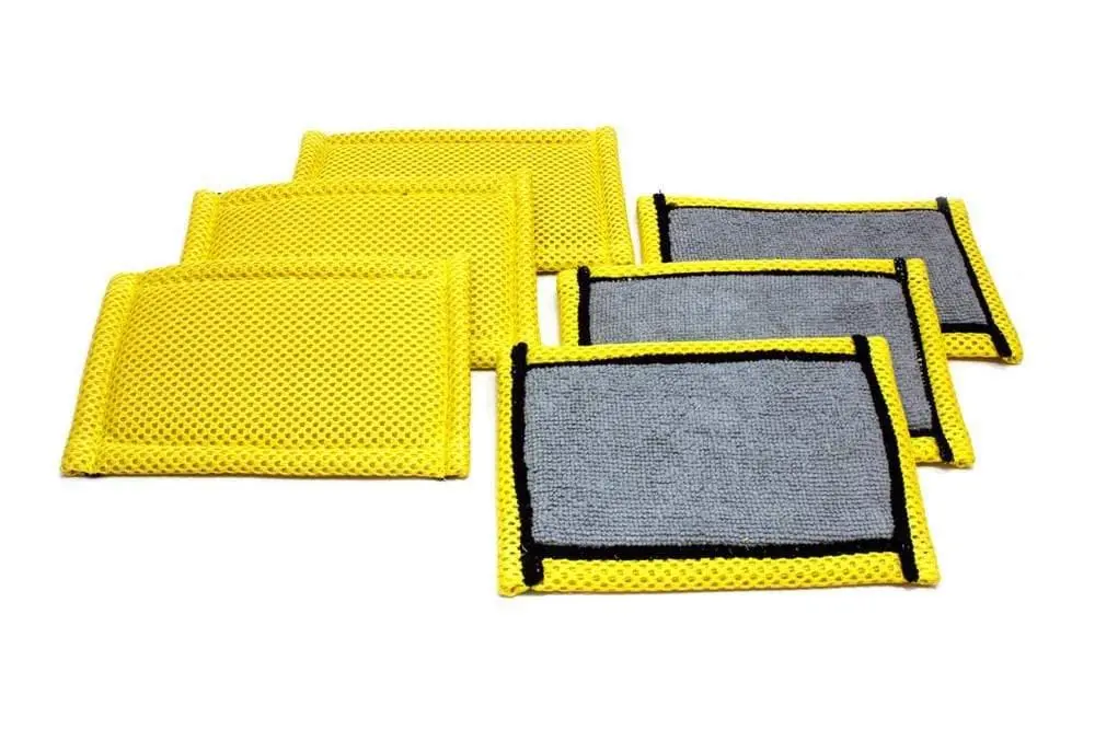 Autofiber Skinny Scrubber Interior Scrubbing Sponge 6 " X 4" - 6 Pack 1