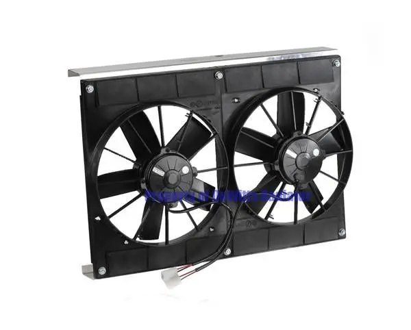 Dewitts: Dual Fan Kit 2700 Cfm Fits Dewitts 2 Row Core C6 1