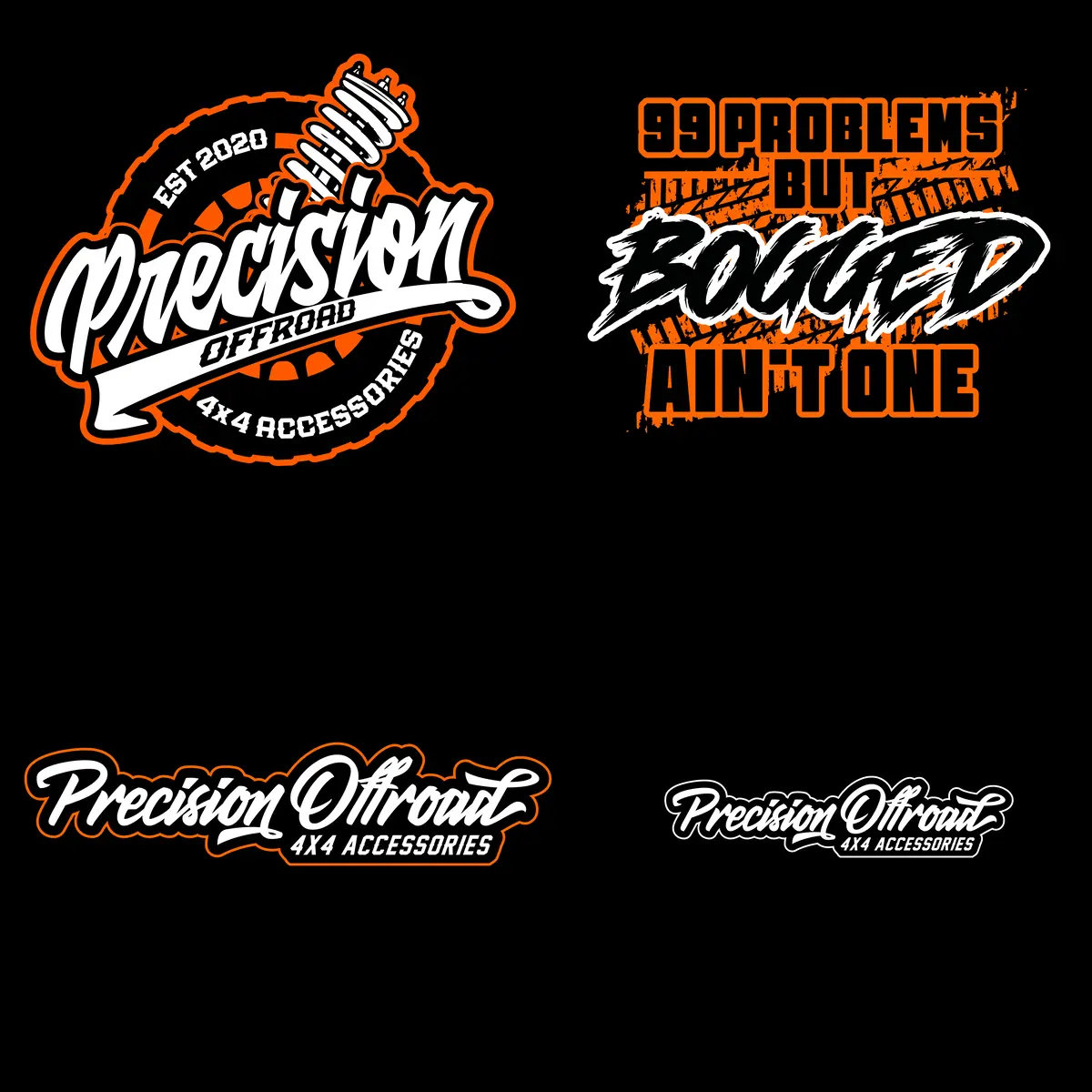 Precision Offroad - Sticker - 4 Pack 1