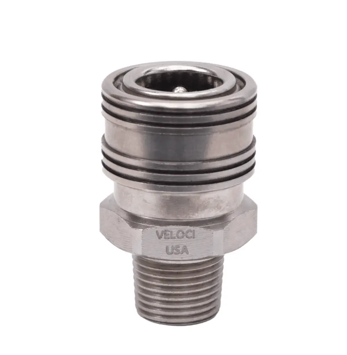 Mtm Hydro Prima Stainless Steel Qc Coupler 3/8 Mpt 1