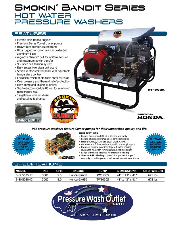 Ultra Smokin Bandit Hot Water Pw 8.0 Gpm (7489) 2