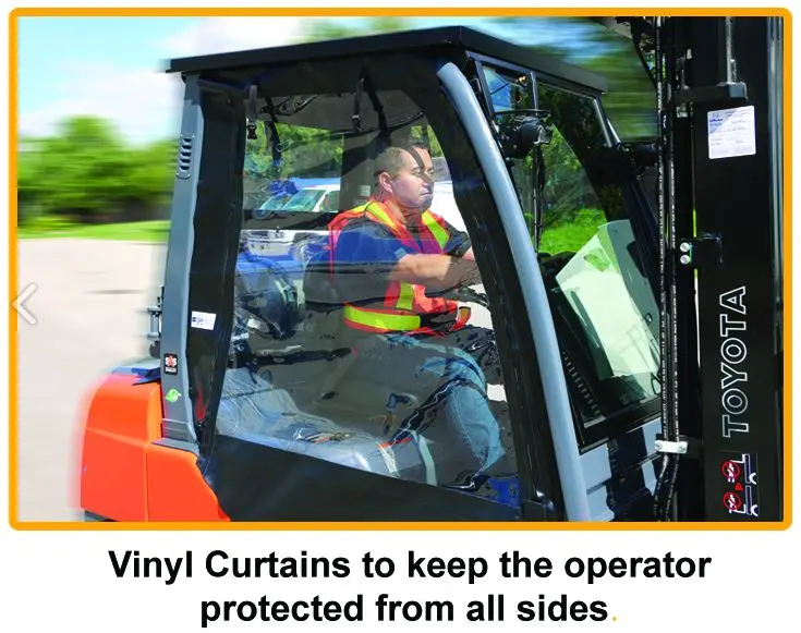 Tuffcab Forklift Panel Cab Enclosure 4