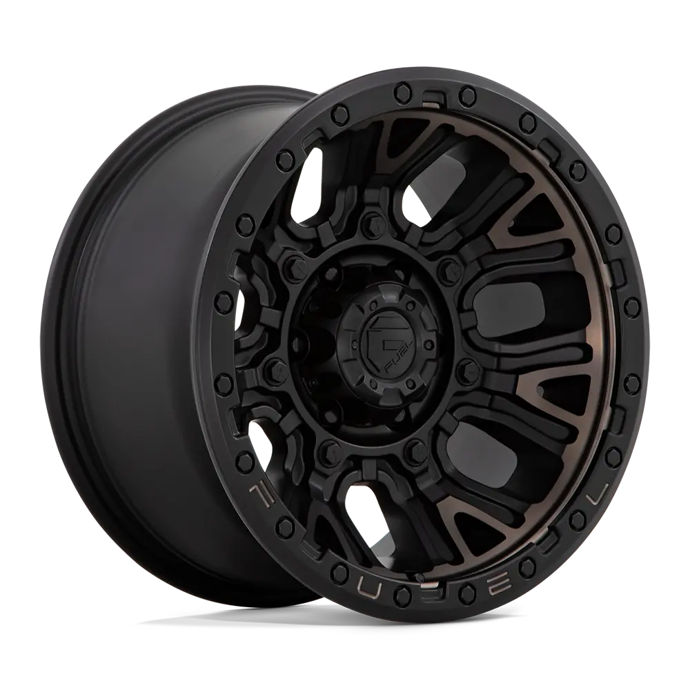 Fuel Traction D824 - Matte Black With Double Dark Tint 1