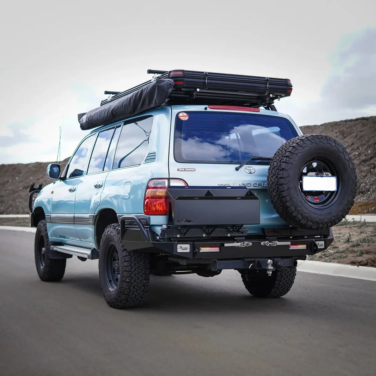 Toyota Landcruiser 105 Series Rear Bar - The Cruiser Company 1