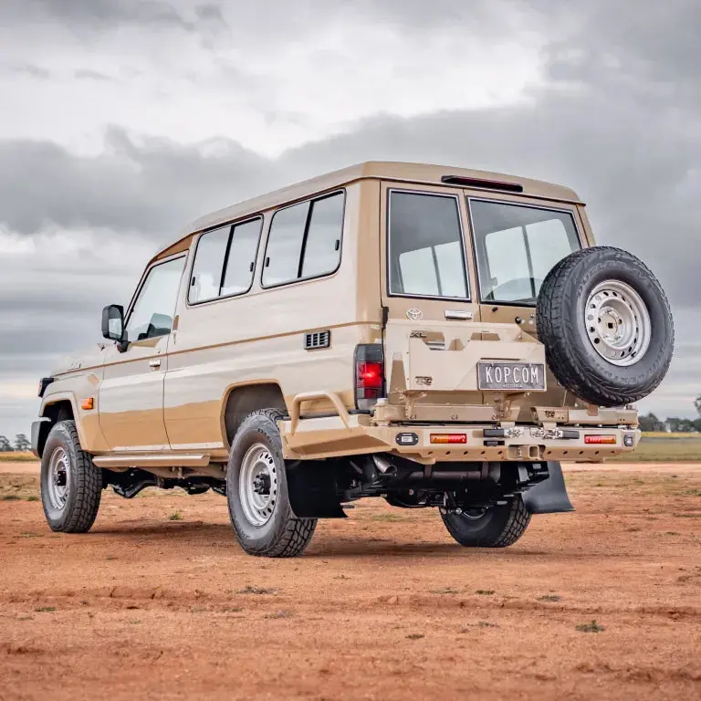 Toyota Landcruiser 78 Series Troopcarrier – Tow Bar Rear Bar - The Cruiser Company 1