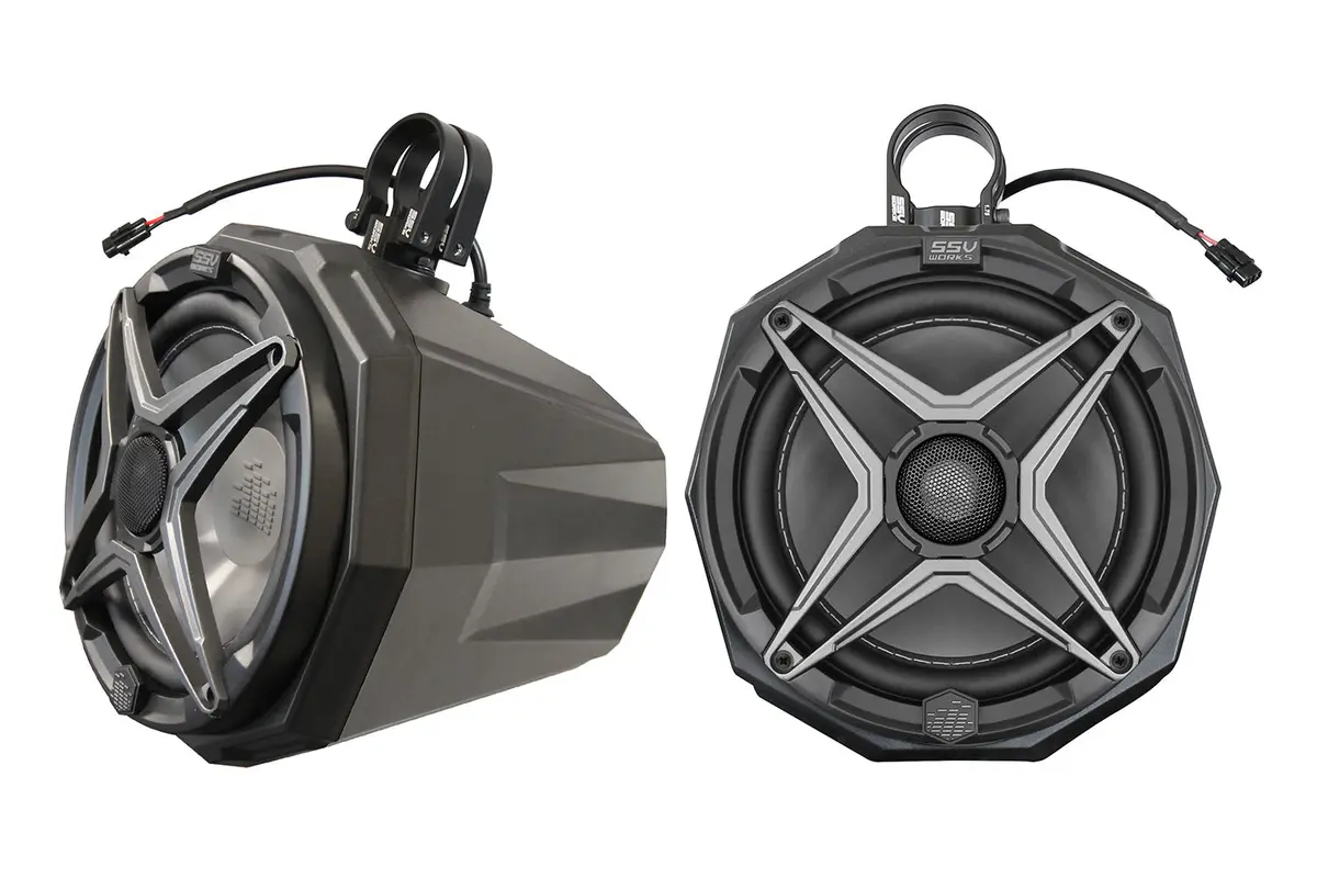 Universal 8In Cage-Mount Speaker-Pods 1