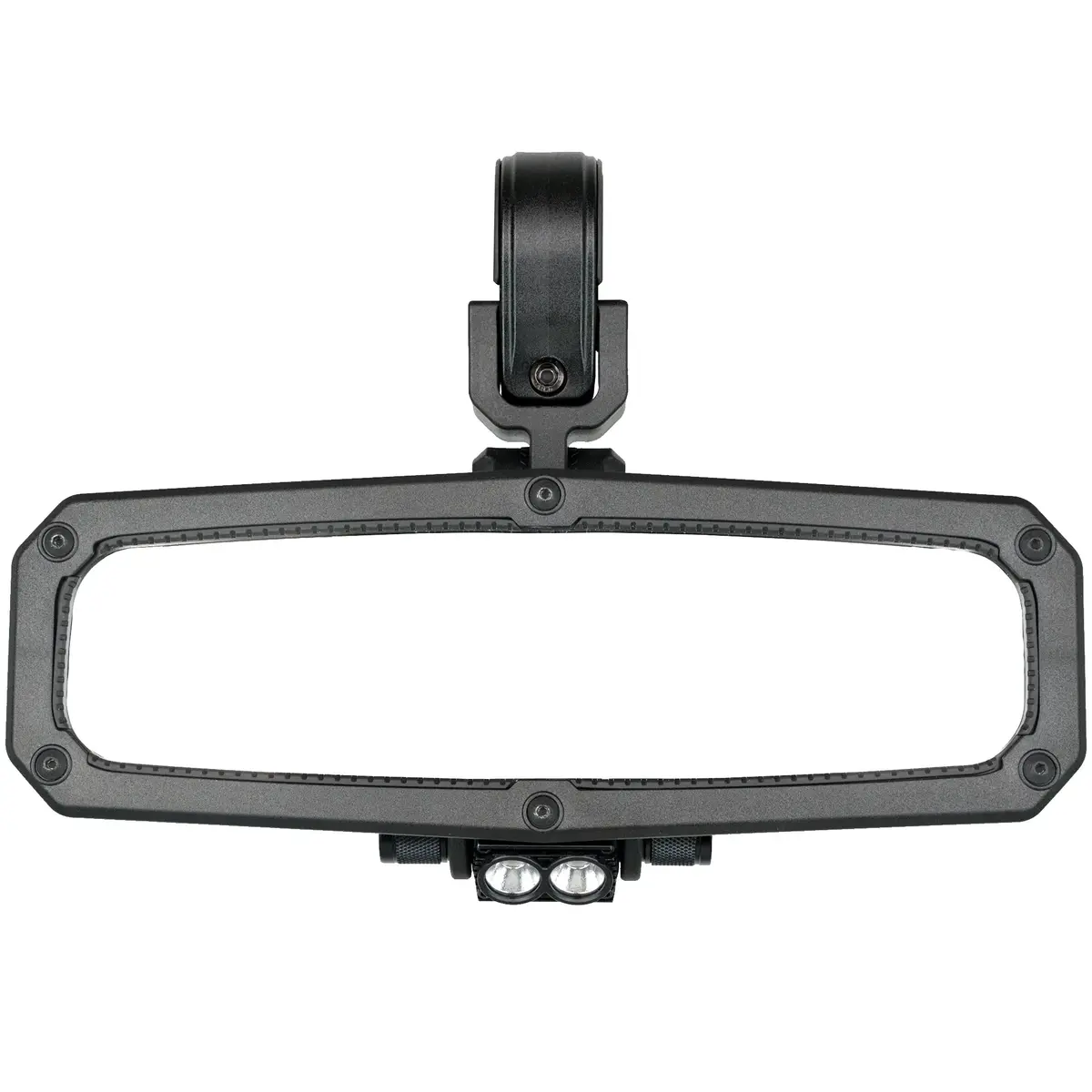 Led Utv Rearview Mirror W/ Dome Light & Adjustable Clamp Mount *Door-Buster* 1