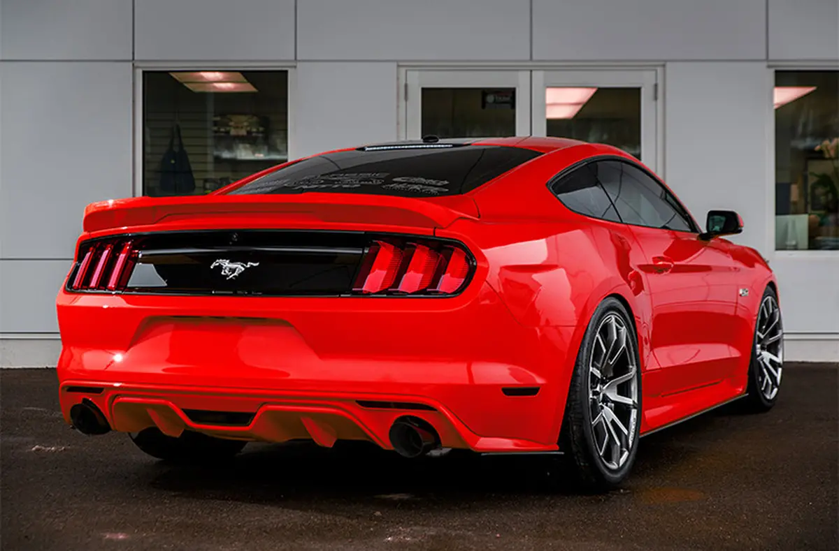 Mbrp: 2015-17 Ford Mustang Gt 5.0 (Coupe Only) -- 3" Cat Back, Dual Split Rear, Street Version, 4.5" Tips, Black Coated 2