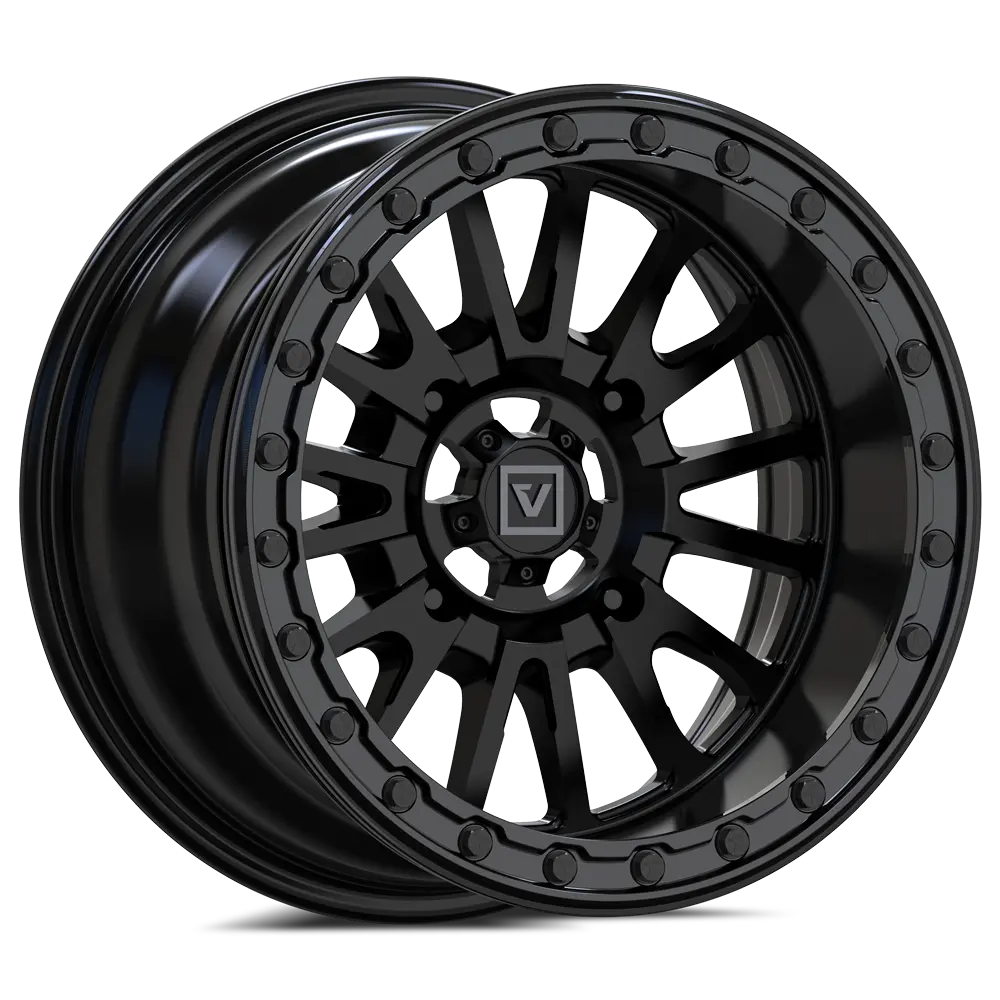 V16 Beadlock Utv Wheel Satin Black 1