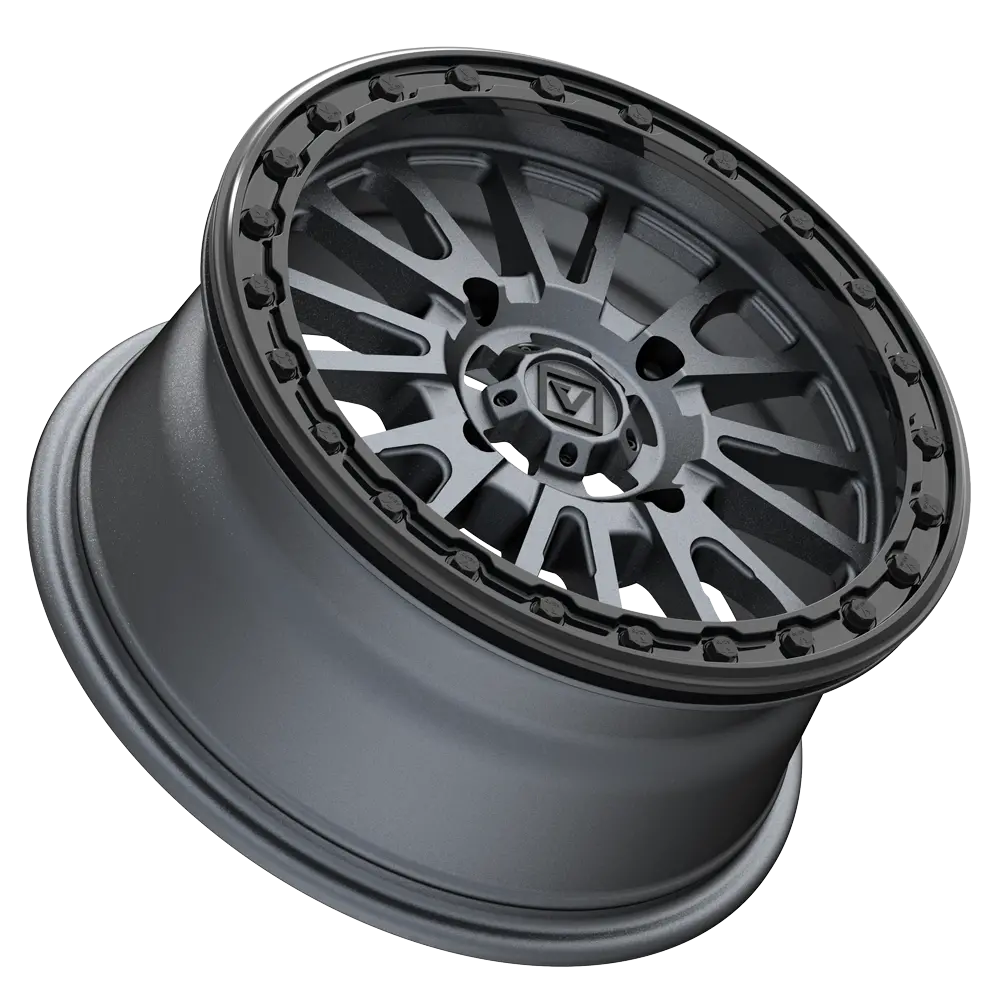 V16 Beadlock Utv Wheel Satin Gunmetal 3