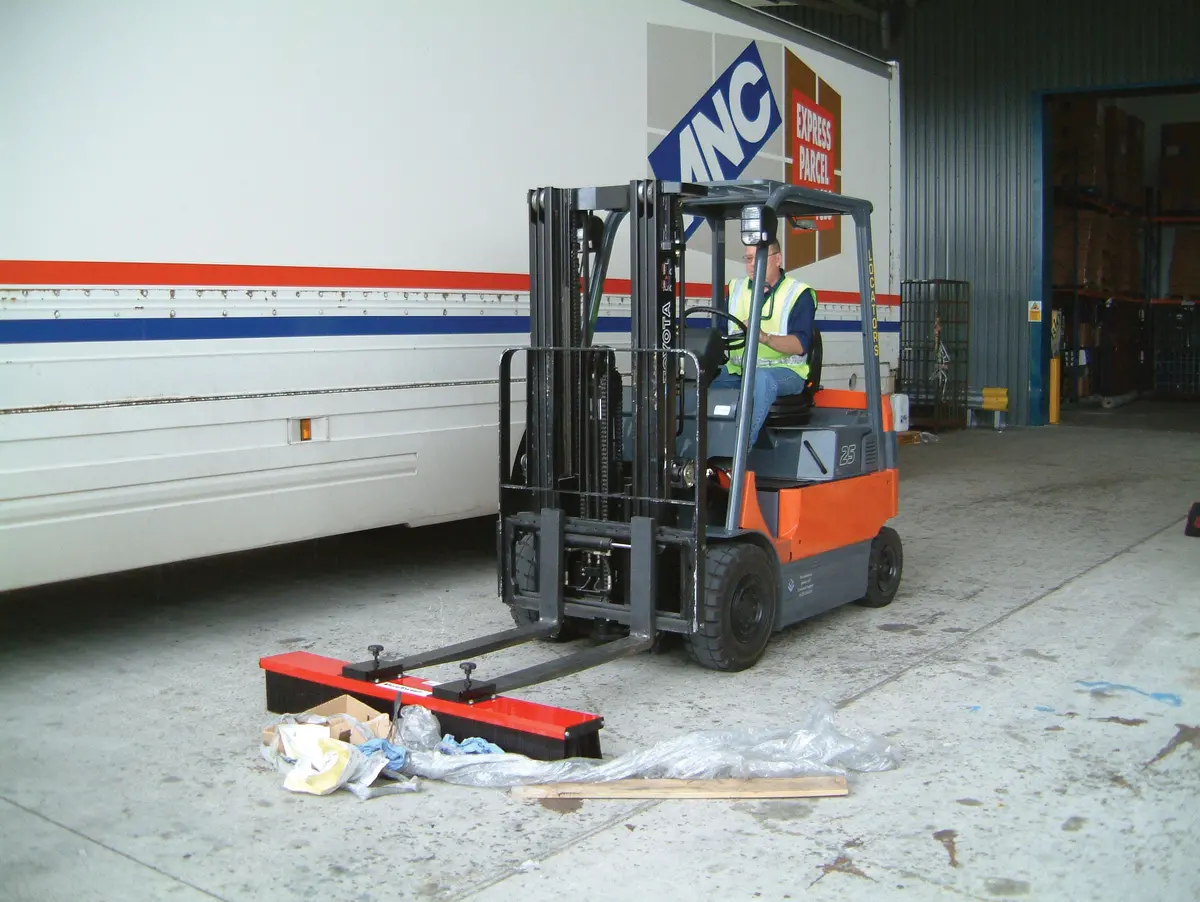 Fork Mounted Brush Sweeper 1
