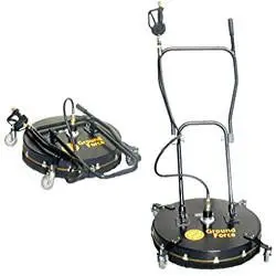 Whisper Wash Ground Force 24" Surface Cleaner W/Hydro-Flow Aluminum 2-Tip Bar (6752) 1