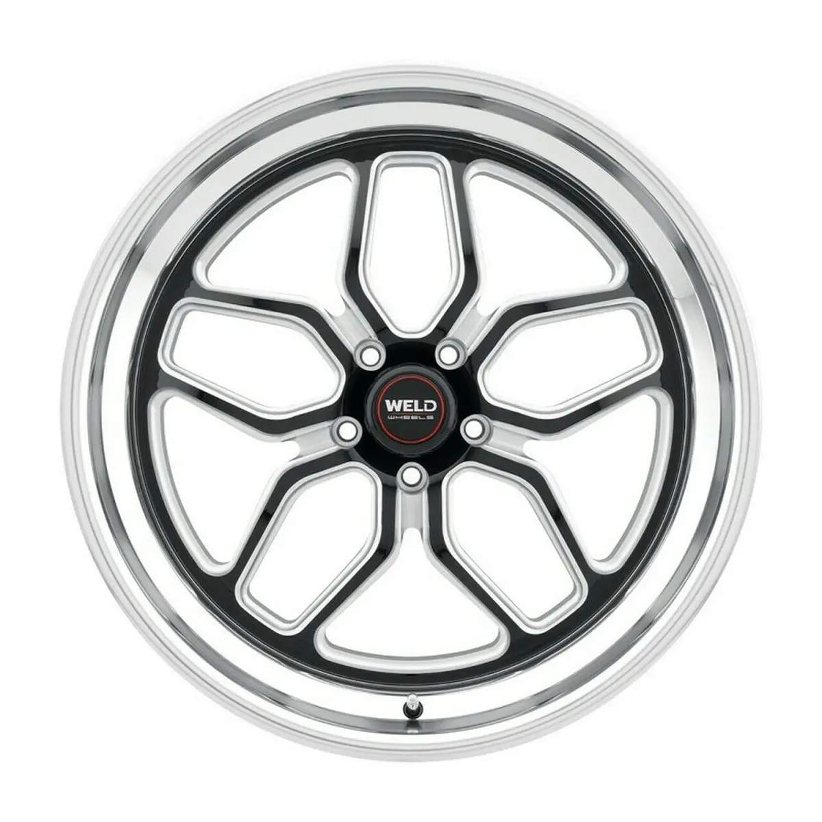 Weld: 18X10 Laguna Drag Gloss Black Wheel With Milled Spokes 1
