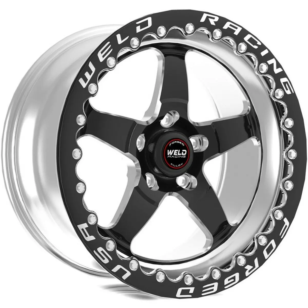 Weld: 17X11 Rt-S S71 Forged Aluminum Black Mickey Thompson Beadlock Wheel 1