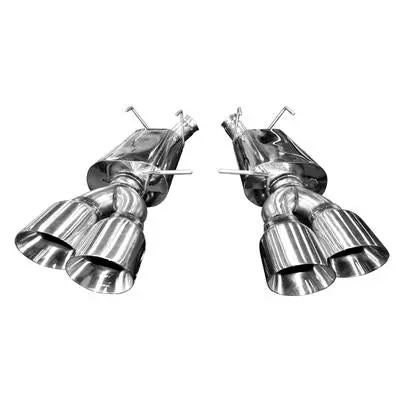 Kooks Headers & Exhaust: 2013-2014 Ford Mustang Shelby Gt500 Polished Quad Tip Axleback 2