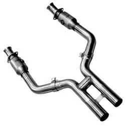 Kooks Headers & Exhaust: 2005-2010 Ford Mustang Gt 2 1/2" Catted H Pipe 4.6L 1