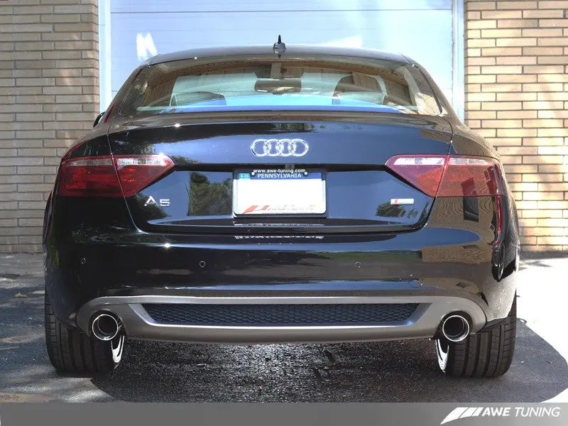 Awe: 2008-2011 Audi A5 3.2L Touring Edition Exhaust System W/Dual 3.5In Polished Silver Tips 2