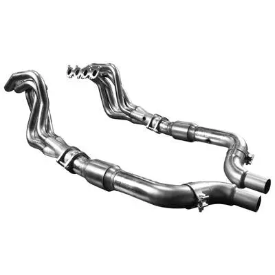Kooks Headers & Exhaust: 2015 + Mustang Gt 5.0L 1 3/4" X 3" Stainless Steel Long Tube Header W/ Green Catted Connection Pipe 2