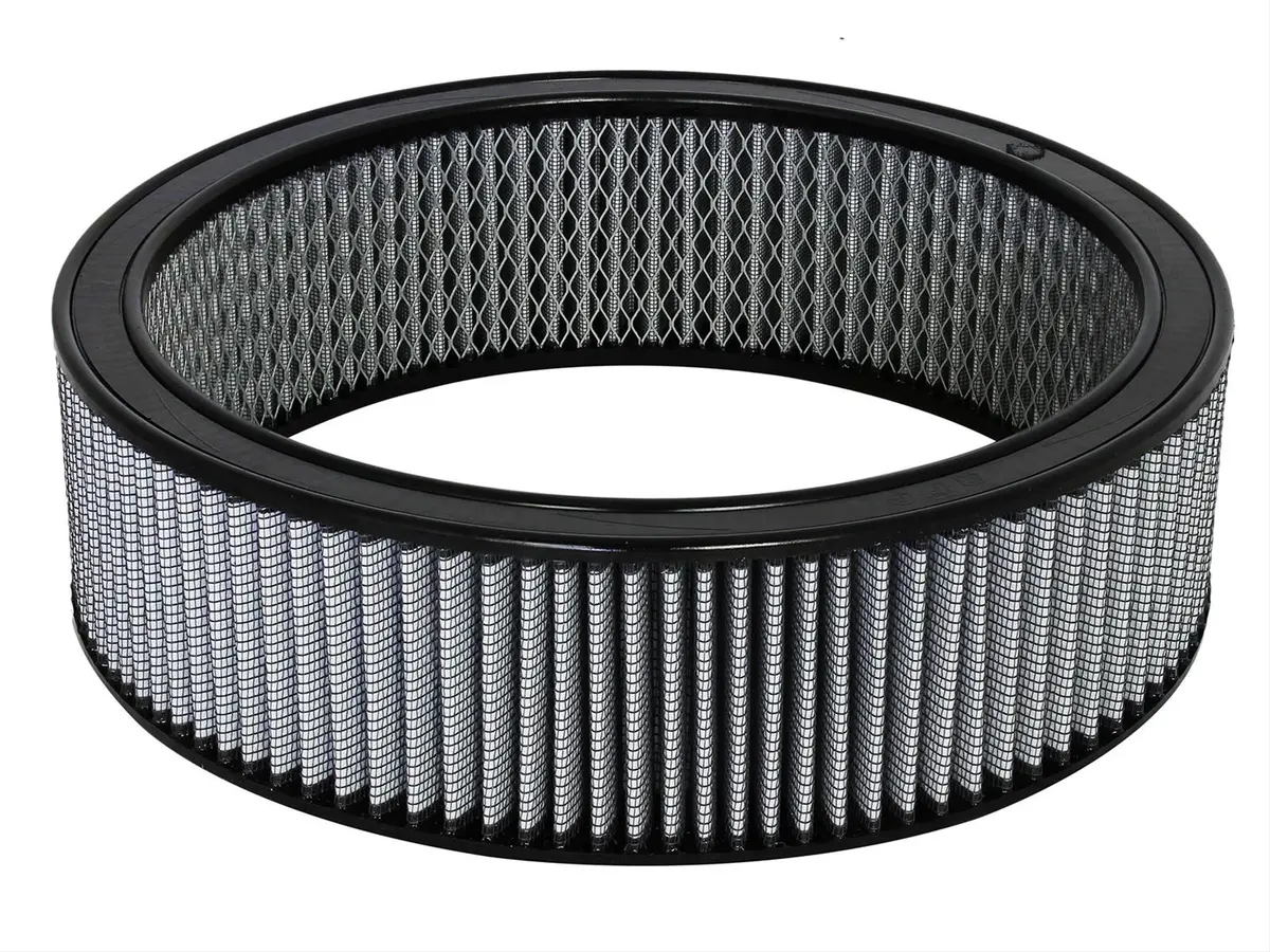 Afe: Round Racing Air Filter W/Pro Dry S Filter Media 14 Od X 12 Id X 4 H In E/M 1