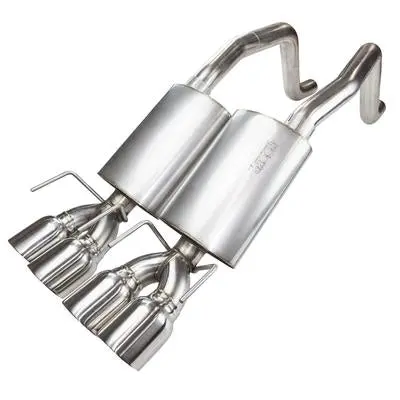 Kooks Headers & Exhaust: 2009-2013 C6 Corvette Oem X 2 1/2" Axle Back(Polished Tips) 2