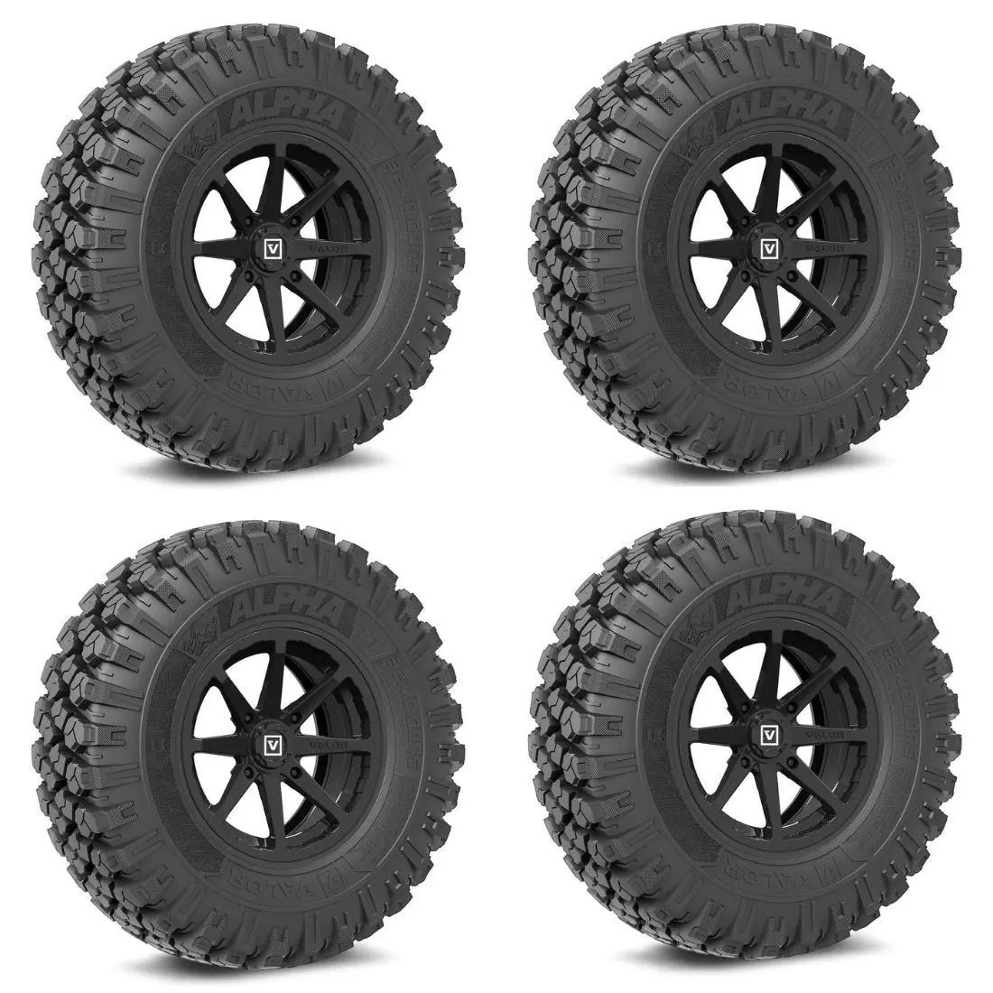 Alpha Tire On V01 Wheel | Valor Offroad 1