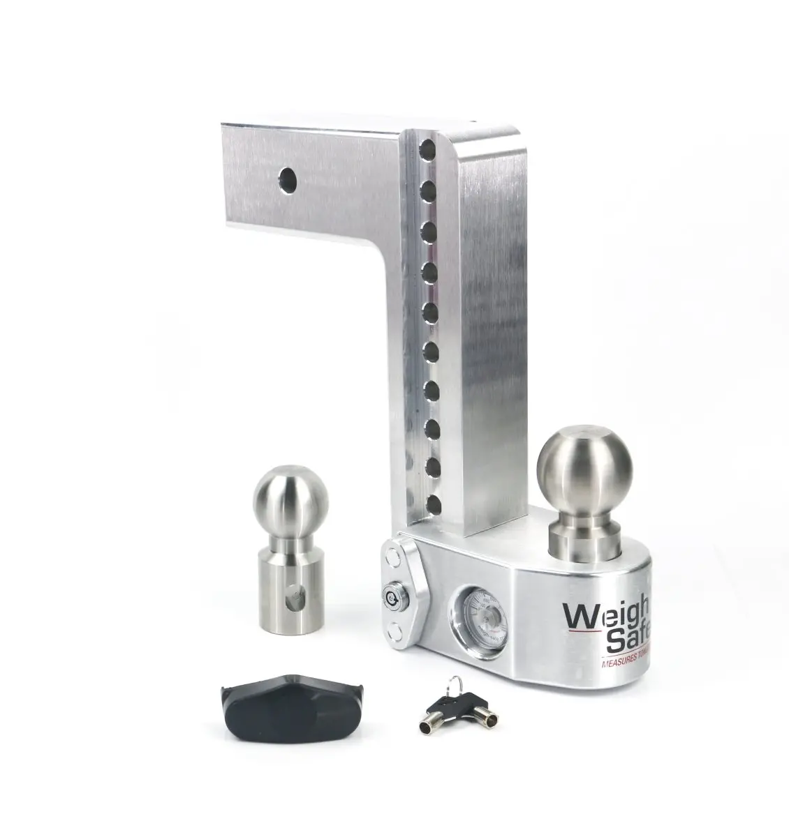 Weigh Safe Aluminum Drop Hitch with Built-In Tongue Weight Scale - Image 4