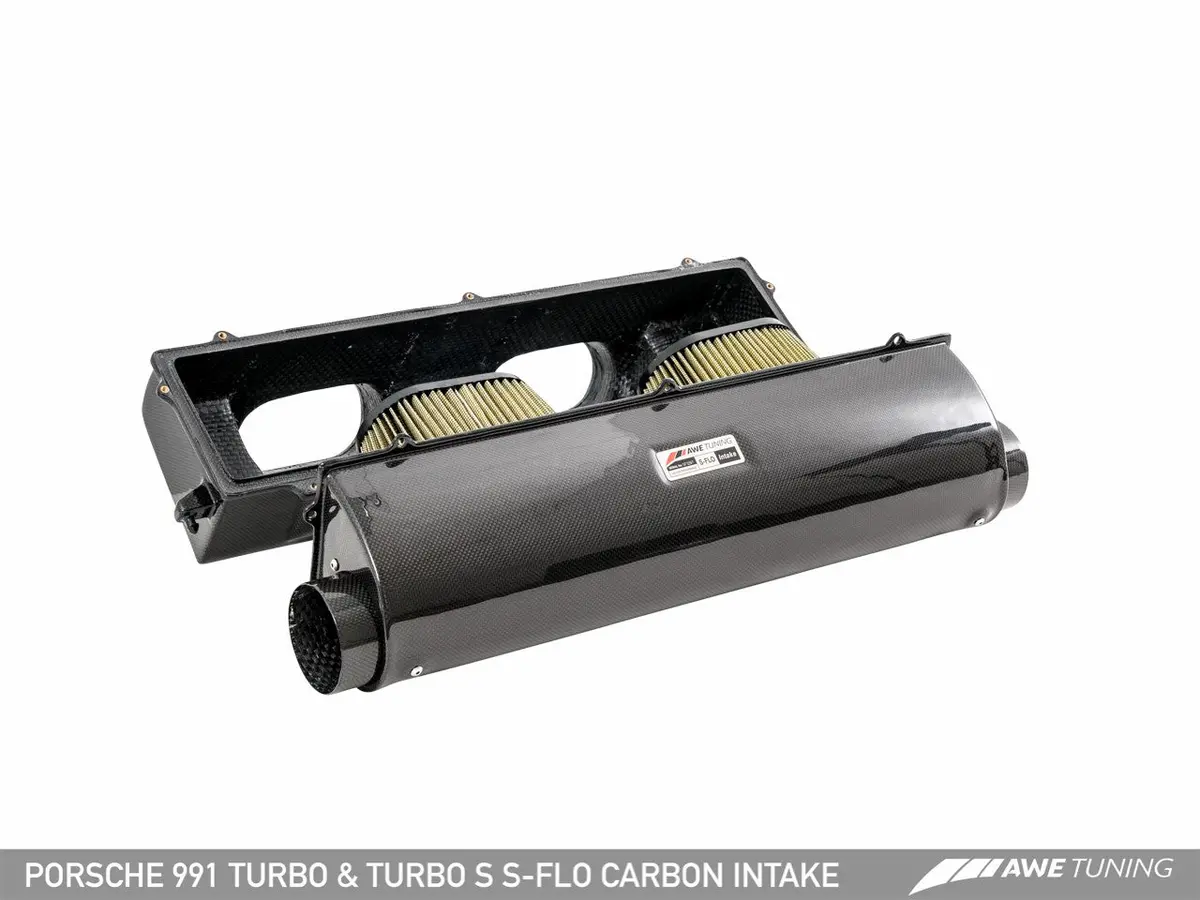 Awe: 2017-2019 Porsche 991.2 Turbo | Turbo S 3.8T - S-Flo Carbon Intake 2