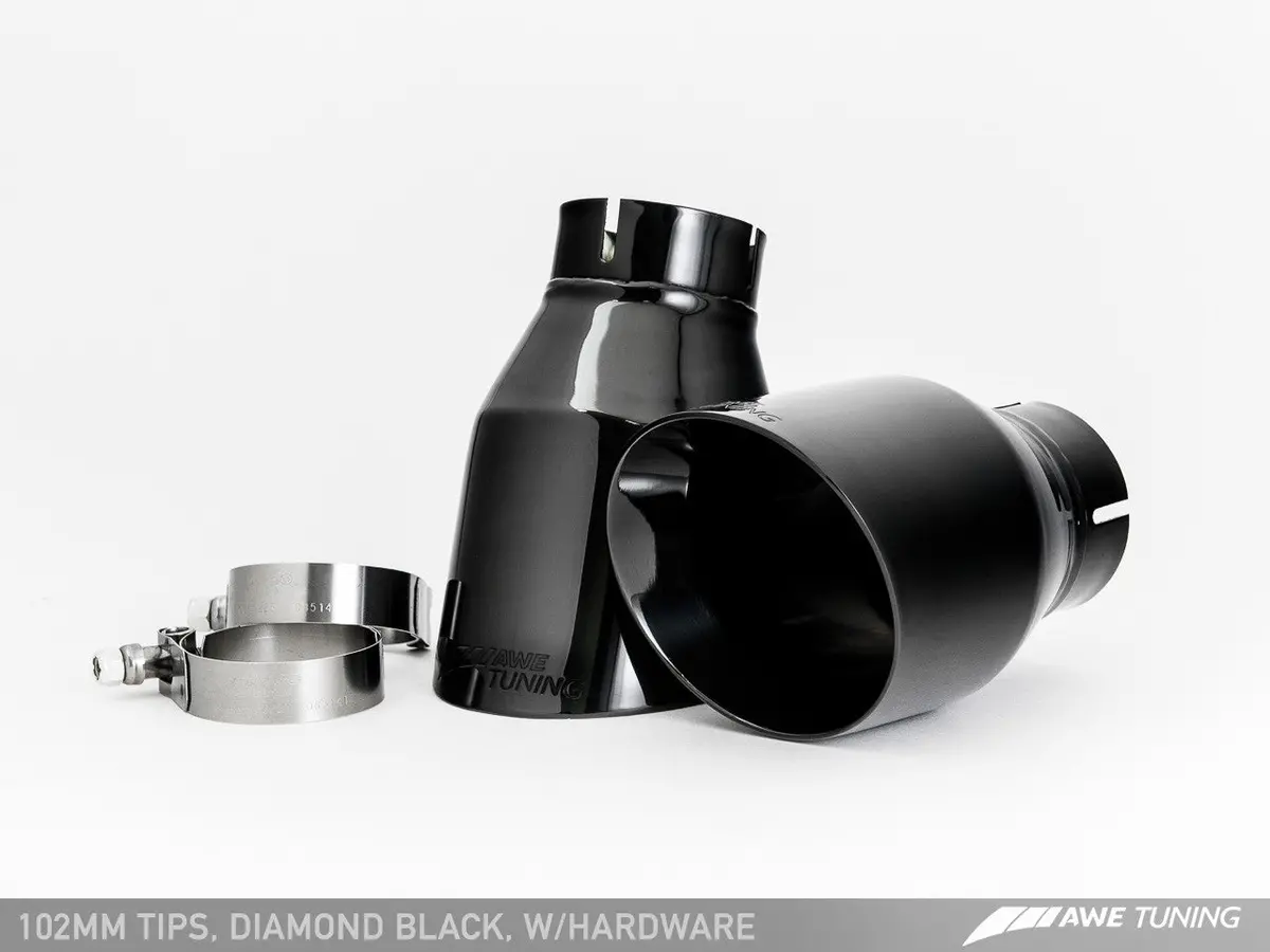 Awe: 2012-2015 Audi A7 C7 3.0T - Touring Edition Exhaust System W/Dual Outlet Diamond Black Tips 2
