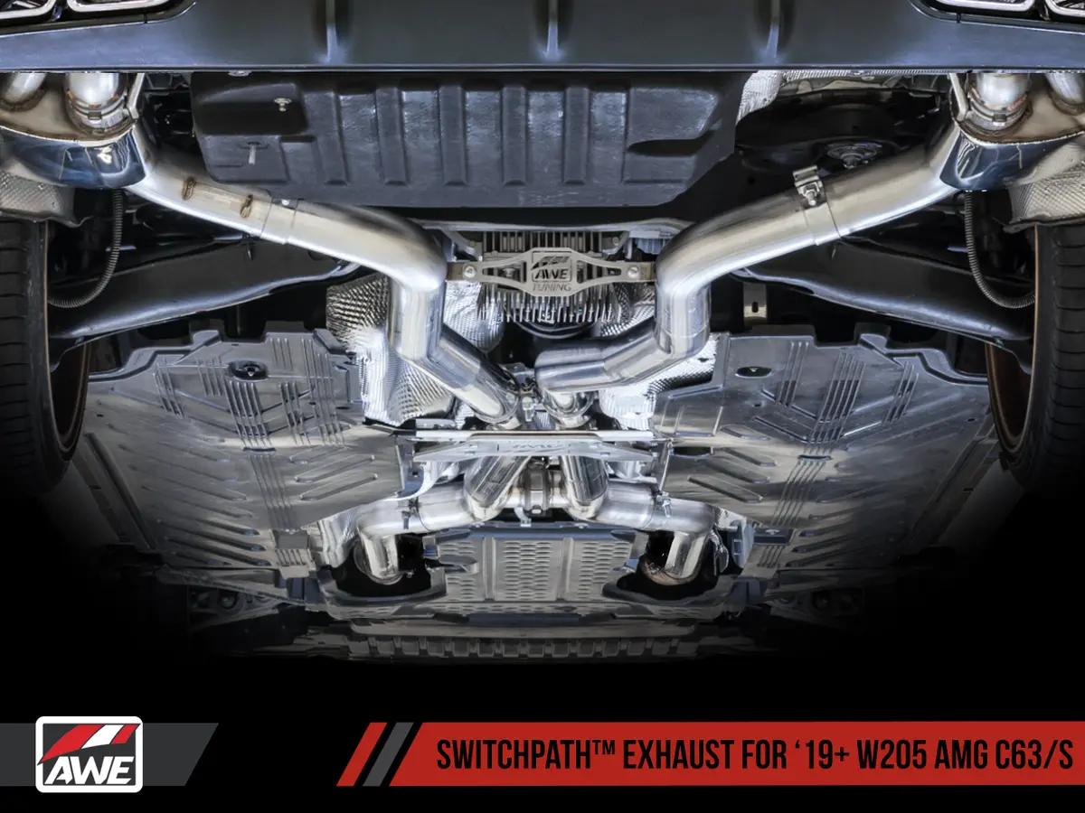 Awe: 2019-2020 Mercedes-Benz W205 Amg C63/S Coupe - Switchpath Non-Dynamic Exhaust System 1