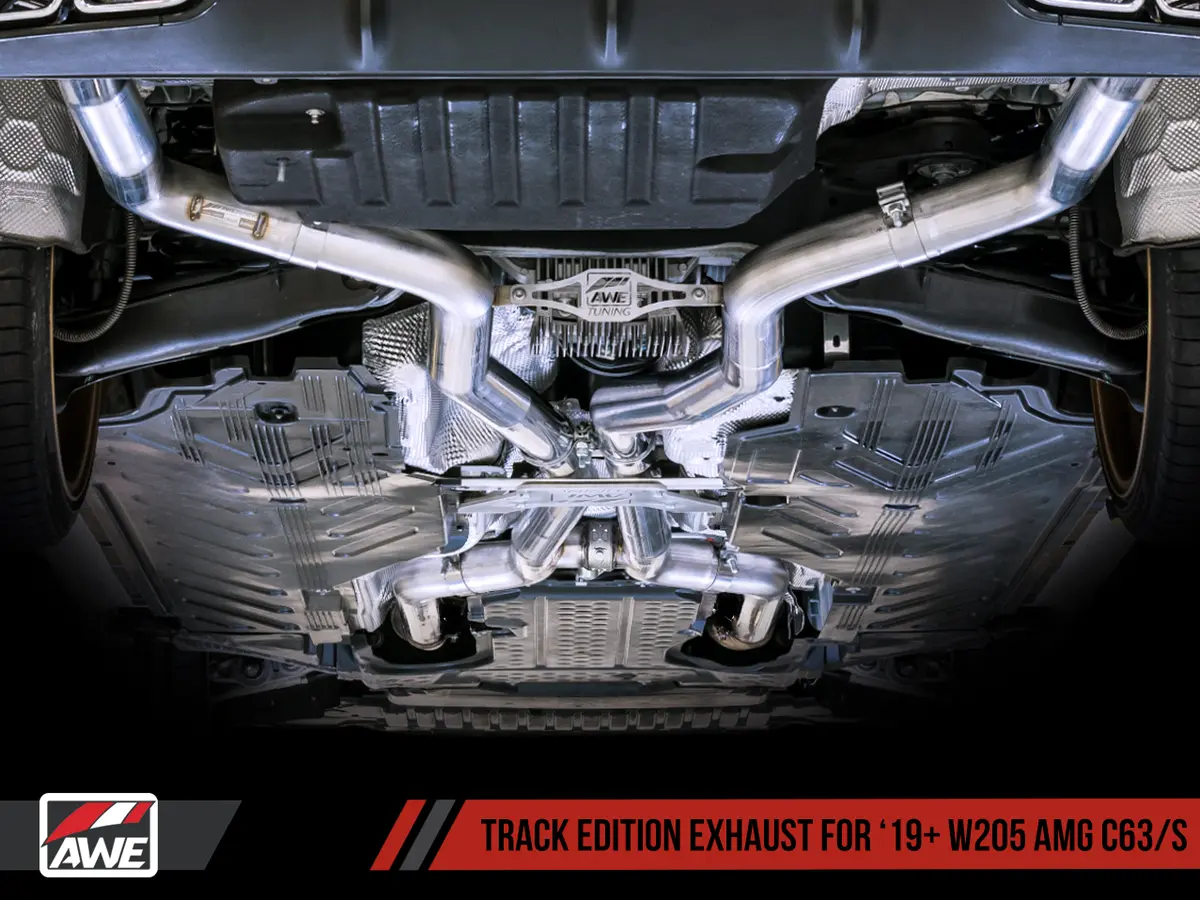 Awe: 2019-20 Mercedes-Benz W205 Amg C63/S Sedan - Track Edition Exhaust 1