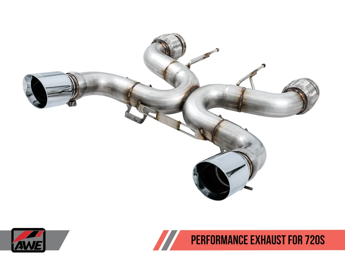 Awe: 2017-2021 Mclaren 720S - Chrome Silver Tip Set 1