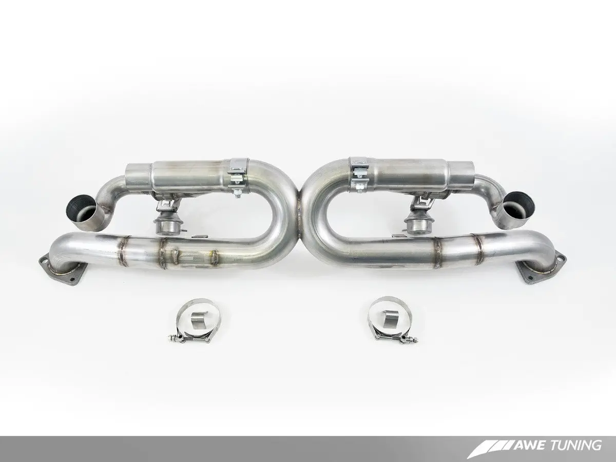 Awe: 2012-16 Porsche 991 Carrera Non-Pse Models - Switchpath Exhaust (Diamond Black Tips) 1