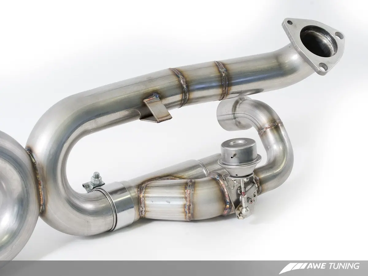 Awe: 2012-16 Porsche 991 Carrera Pse Models - Switchpath Exhaust (Chrome Silver Tips) 2