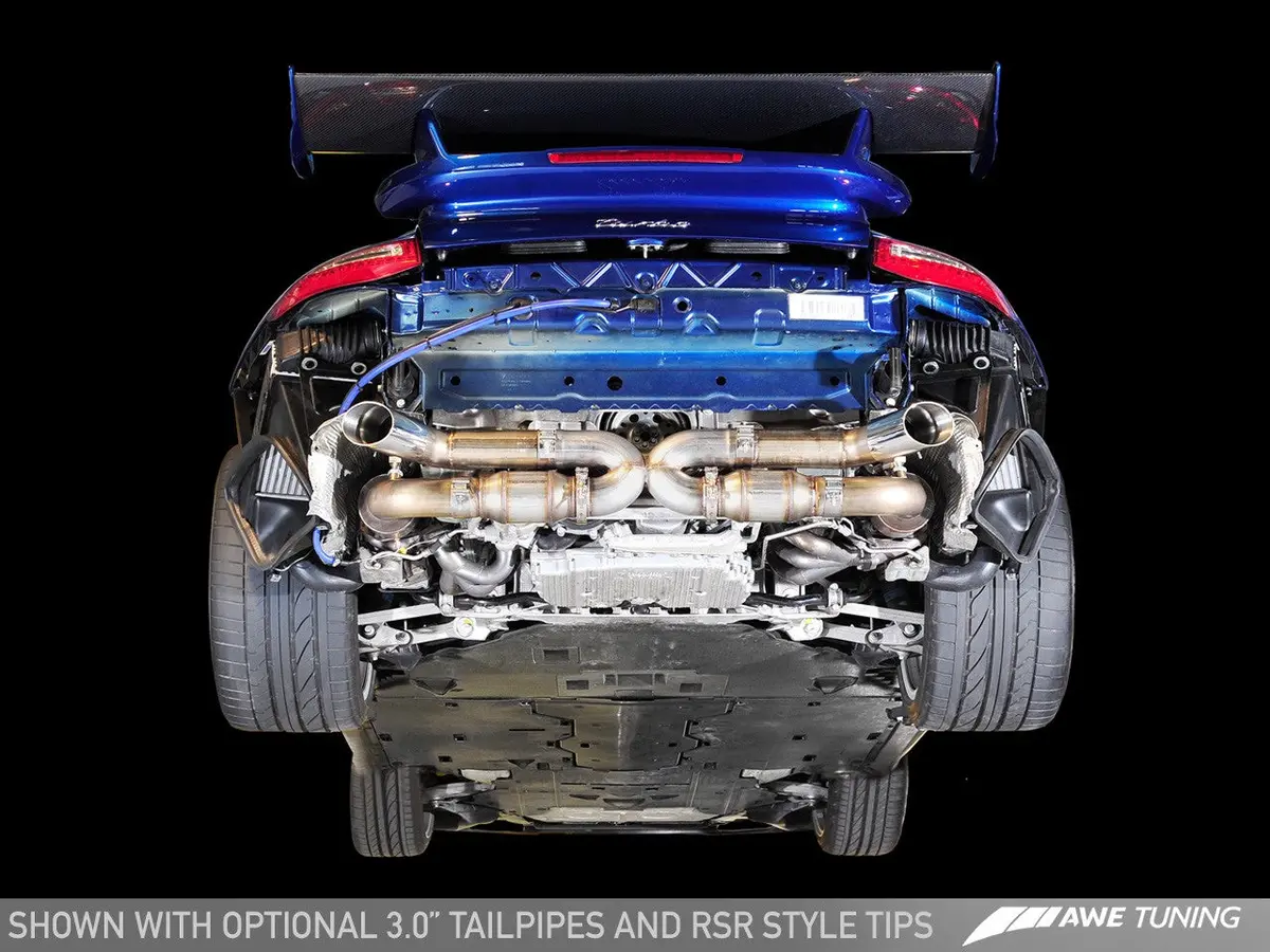 Awe: 2010-2012 Porsche 997.2Tt Performance Exhaust System W/O Tips 2