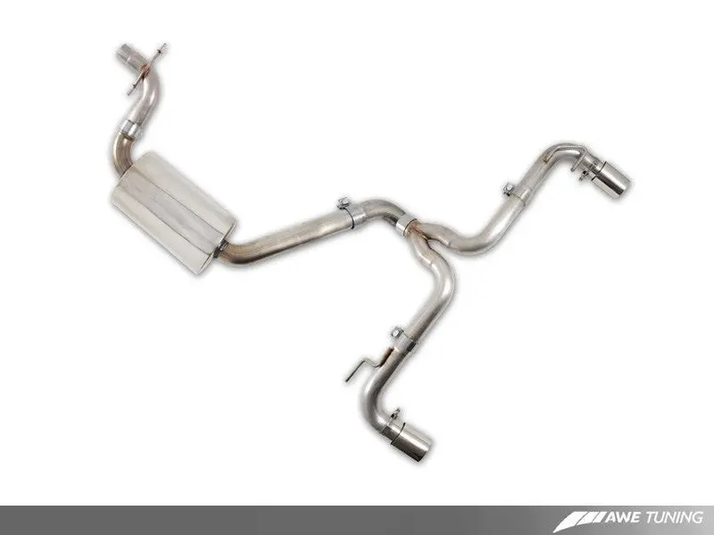 Awe: 2010-14 Volkswagen Gti Mk6 - Performance Catback (Chrome Silver Round Tips) 1